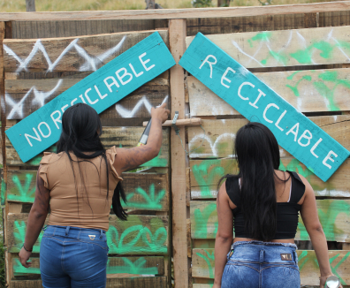 Comunidad indígena Wounaan en Ciudad Bolívar