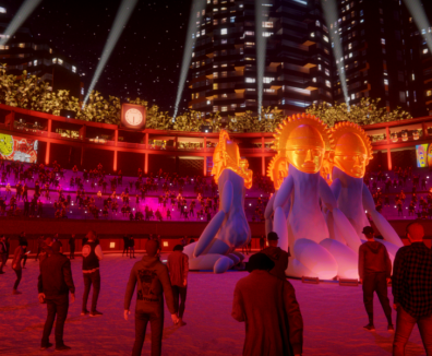 Render de “La casa común”, evento inaugural en la Plaza Cultural La Santamaría.
