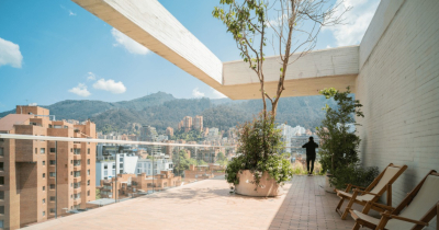 Panorámica de Bogotá desde el CEFE Chapinero