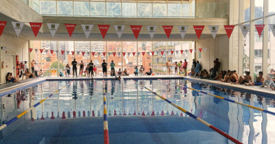 Fotografía de la piscina semi olímpica del Centro Felicidad Chapinero