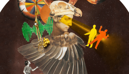 Fotografía de un collage análogo