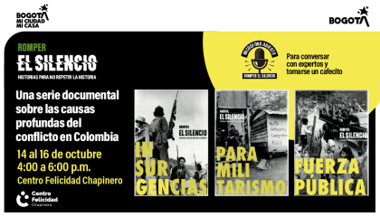 Banner de la proyección de películas Romper el Silencio