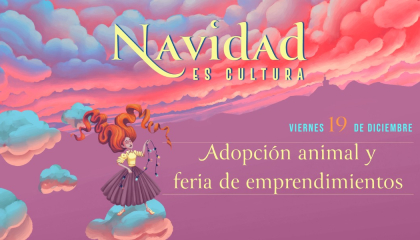 Afiche adopción animal.