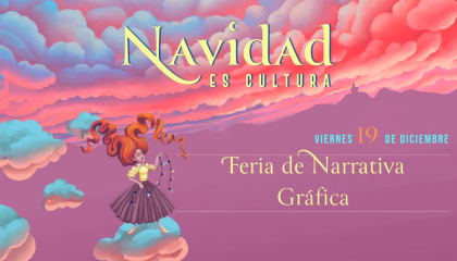 Afiche feria de narrativa gráfica.