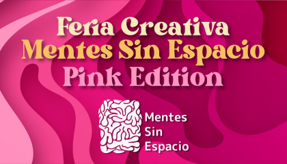 Afiche feria creativa.