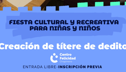 Afiche títeres de dedito.