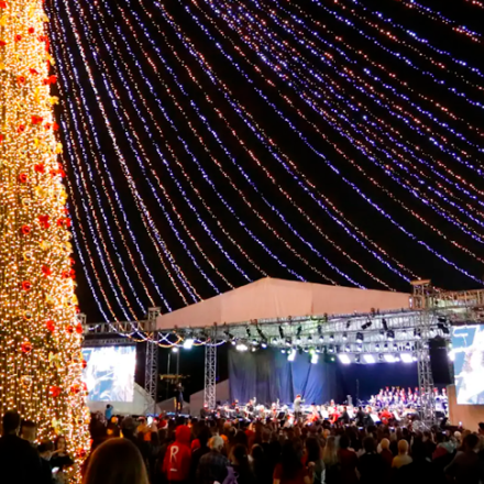 Concierto de velitas en el El Parque Metropolitano El Tunal
