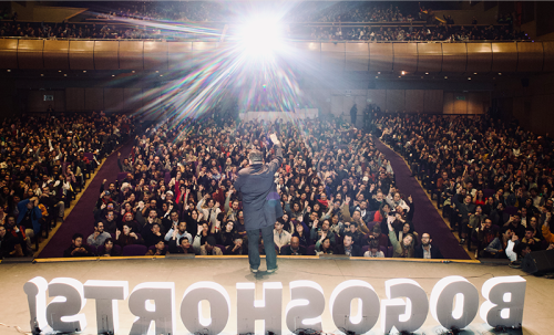 escenario con público