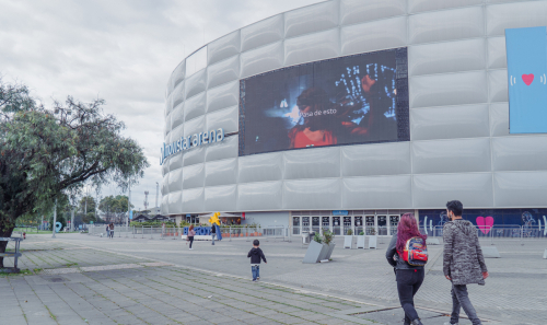 Foto panorámica del Movistar Arena.