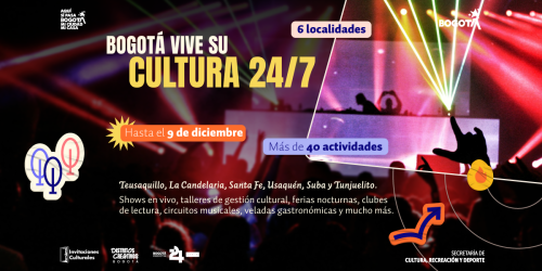 Bogotá activa circuitos culturales y creativos en seis localidades con agenda diversa y nocturna