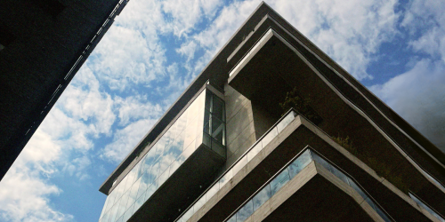 Fotografía de una parte de la fachada Centro Felicidad Chapinero