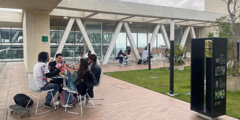 Fotografía de la terraza del Centro Felicidad Chapinero