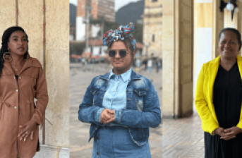 3 mujeres afrodescendientes que viven y trabajan en Bogotá