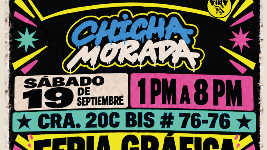 Feria gráfica Chicha Morada en San Felipe