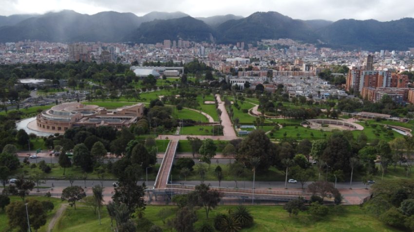 foto panorámica de bogotá