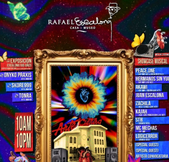 poster de invitación a evento cultural