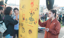 Personas pintando