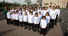 El Coro Hijas e Hijos de la Paz de la Filarmónica de Bogotá será nuevamente embajador de paz en el mundo