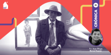 Omar Gordillo en su exposición