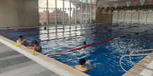 Fotografía de práctica libre en piscinas en el centro felicidad chapinero