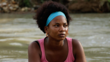 Mujer afro, fotograma de la película Chocó